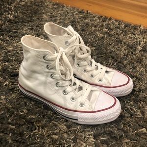 White high top converse